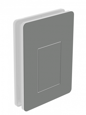 outside cover - medium - acrylic glass – dusty grey (7037)
