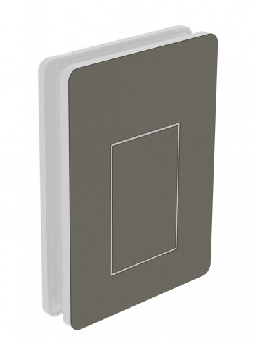 outside cover - medium - acrylic glass – silk grey (7044)
