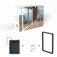 Door module - left - medium incl. spacer, door contact and decors