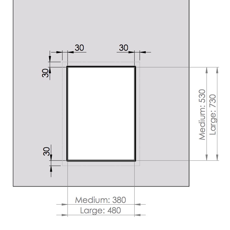 petWALK - Cut out aperture - Door Panel Installation
