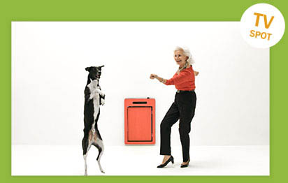 Porte pour chien petWALK - 100% étanche pour une réduction des coûts  énergétique (gauche, large) - petWALK
